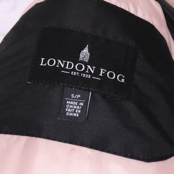 NWT London Fog black faux fur jacket R1 - Picture 10 of 10
